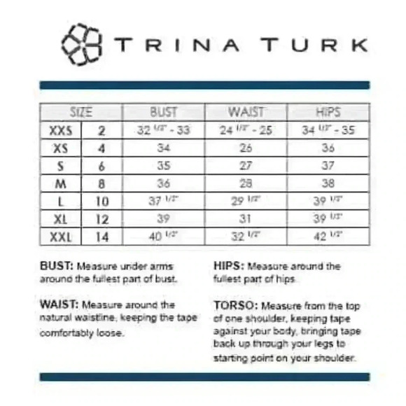 Trina Turk JAKARTA EMBROIDERED top Sz 8 and BOTTOM Sz 10 - Picture 11 of 11